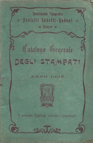Catalogo generale stampati - ,