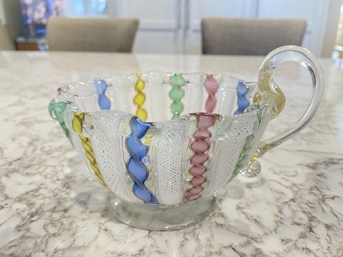 Tazza manico piedi - , vetro