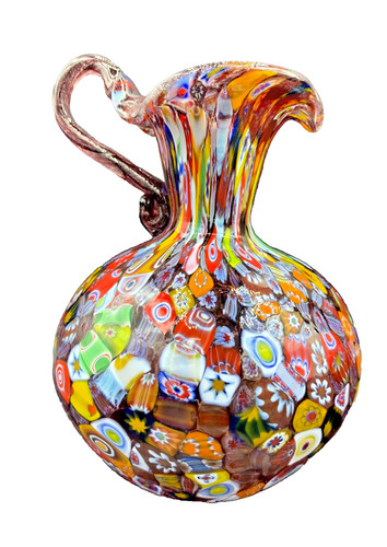 Vaso brocca vetro soffiato - , a