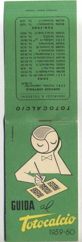 Guida totocalcio 1959 1960 - al,